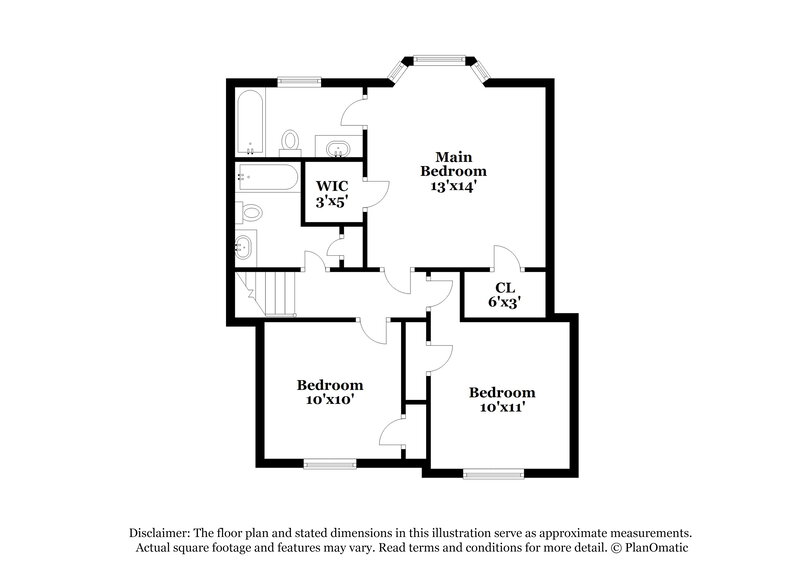 1,760/Mo, 7186 Fair Harbor Way Lithonia, GA 30058 Floorplan View 2