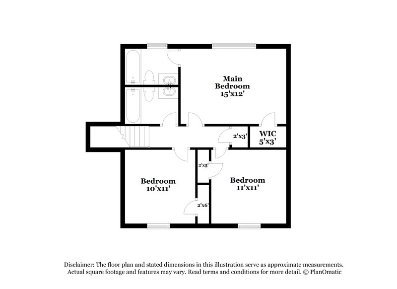 1,820/Mo, 6356 Laurel Post Dr Lithonia, GA 30058 Floor Plan View 2