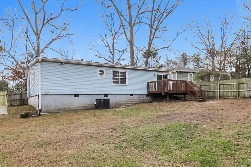 2,160/Mo, 2448 Wayne St Marietta, GA 30060 Rear View