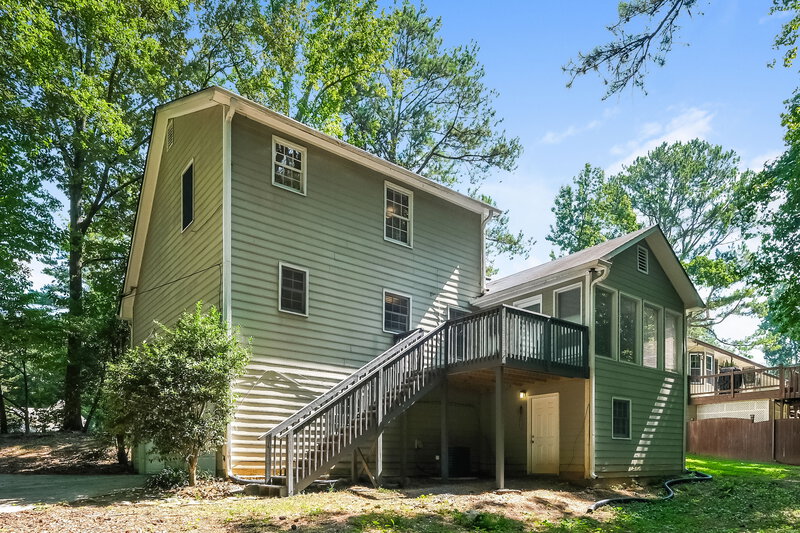 1,880/Mo, 2432 Hillboro Circle SW Marietta, GA 30064 Rear View