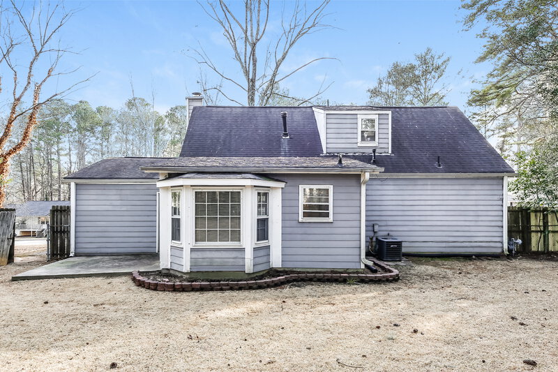 1,850/Mo, 2443 Hillboro Circle SW Marietta, GA 30064 Rear View