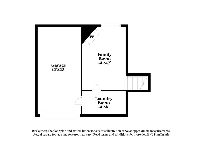 1,895/Mo, 5164 Galbraith Circle Stone Mountain, GA 30088 Floor Plan View