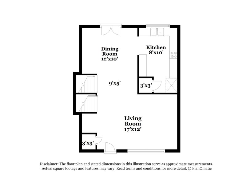 1,895/Mo, 5164 Galbraith Circle Stone Mountain, GA 30088 Floor Plan View 2