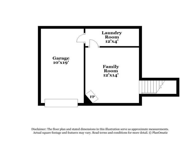 1,685/Mo, 1434 Diamond Key Stone Mountain, GA 30088 Floor Plan View