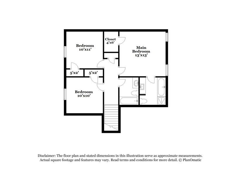 1,685/Mo, 1434 Diamond Key Stone Mountain, GA 30088 Floor Plan View 2
