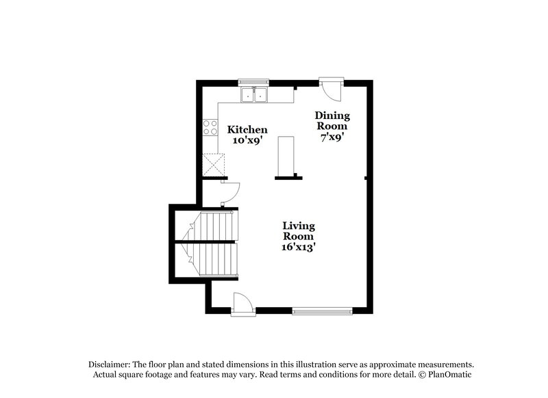1,685/Mo, 1434 Diamond Key Stone Mountain, GA 30088 Floor Plan View 3