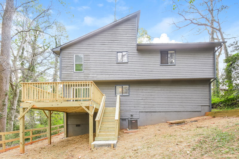 2,100/Mo, 1174 Ridgeside Dr NW Acworth, GA 30102 Rear View