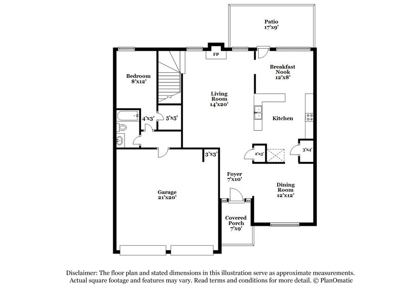 2,410/Mo, 840 Topaz Valley Canton, GA 30114 Floorplan View