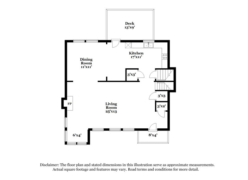 1,830/Mo, 5380 Springbrook Dr SW Powder Springs, GA 30127 Floor Plan View