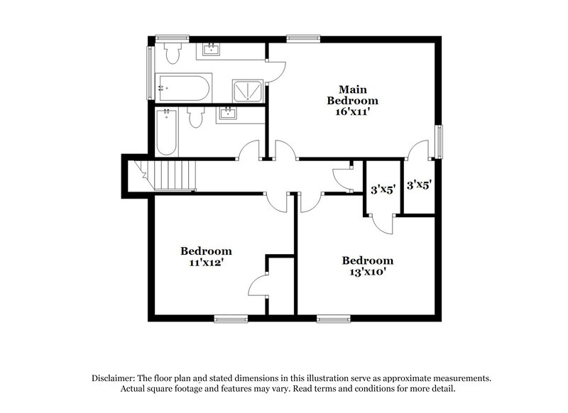 1,830/Mo, 5380 Springbrook Dr SW Powder Springs, GA 30127 Floor Plan View 2