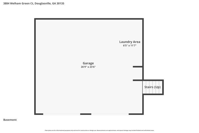 1,655/Mo, 3884 Welham Green Ct Douglasville, GA 30135 Floor Plan View 3