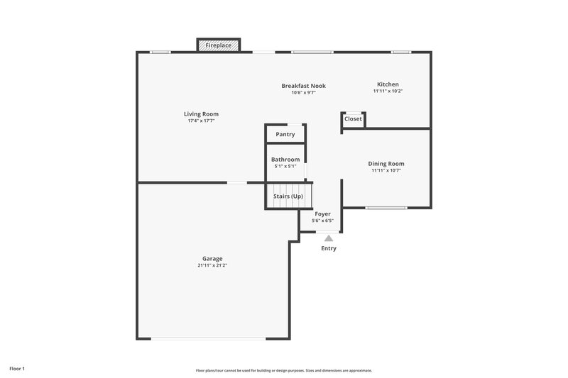 1,700/Mo, 4554 Glider Cir Douglasville, GA 30135 Floorplan View