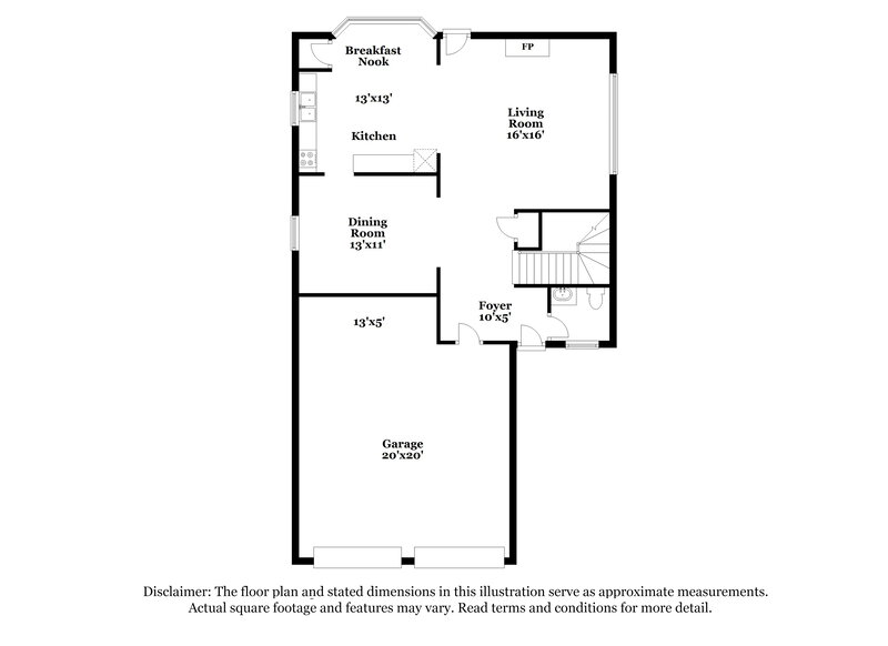 1,735/Mo, 4150 Clark's Trail Douglasville, GA 30135 Floorplan View