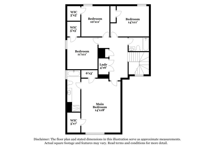 1,735/Mo, 4150 Clark's Trail Douglasville, GA 30135 Floorplan View 2