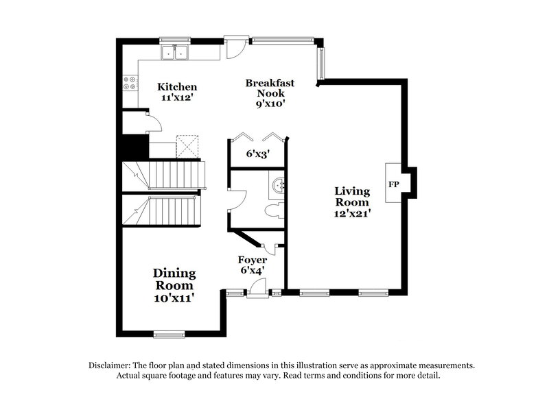 1,885/Mo, 2129 Lindley Ln NW Kennesaw, GA 30144 Floor Plan View