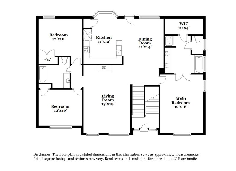 2,370/Mo, 2622 McGuire Dr NW Kennesaw, GA 30144 Floor Plan View