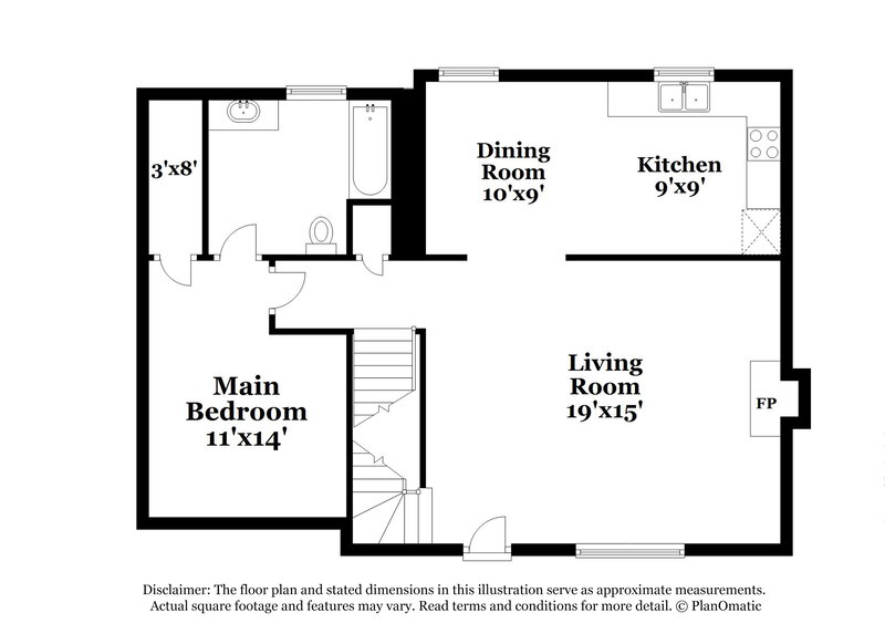 1,980/Mo, 3138 Calumet Circle NW Kennesaw, GA 30152 Floorplan View