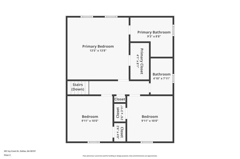 1,570/Mo, 301 Ivy Crest Dr Dallas, GA 30157 Floor Plan View 3