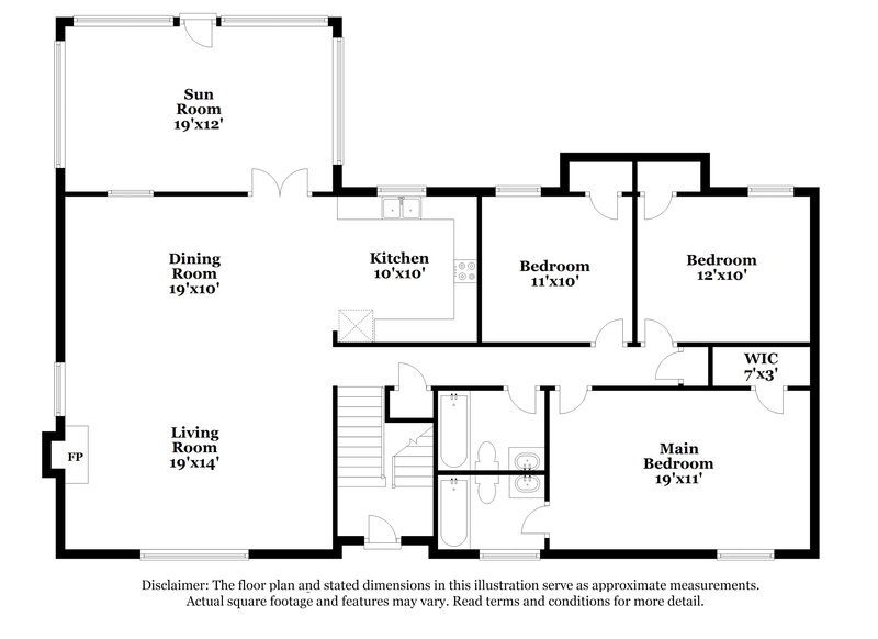 1,875/Mo, 48 Bethany Ct Dallas, GA 30157 Floor Plan View