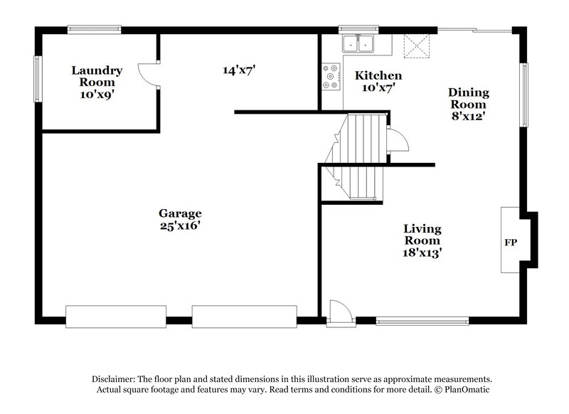 1,600/Mo, 303 Fairview Dr Dallas, GA 30157 Floor Plan View