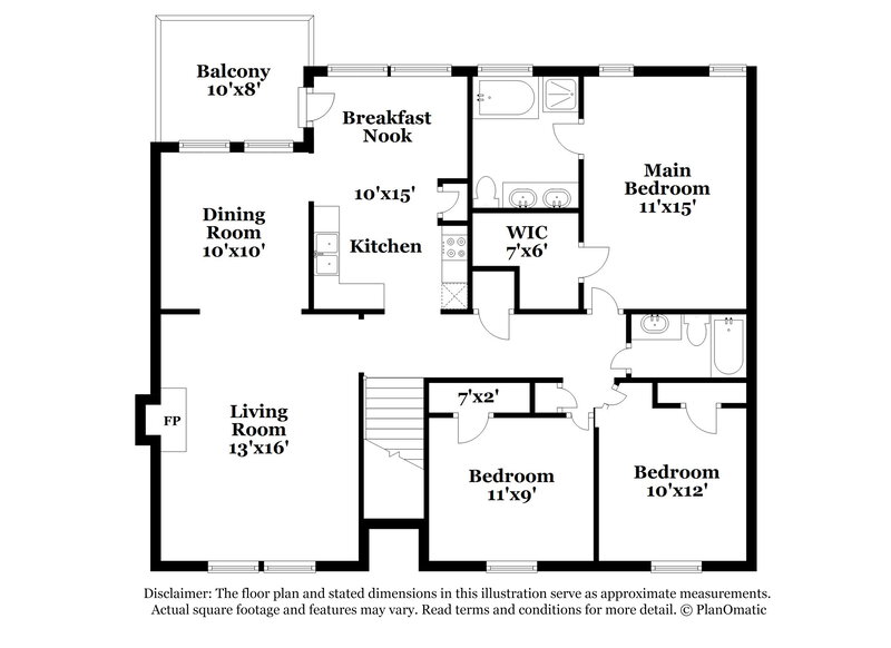 1,910/Mo, 61 Lazy Water Dr Dallas, GA 30157 Floor Plan View 2