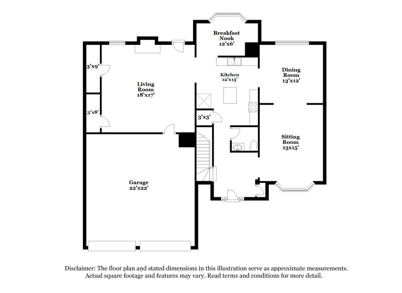 2,095/Mo, 833 Kohl Dr McDonough, GA 30253 Floor Plan View