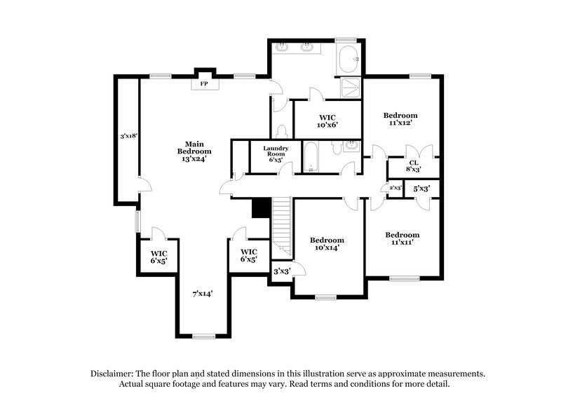 2,095/Mo, 833 Kohl Dr McDonough, GA 30253 Floor Plan View 2