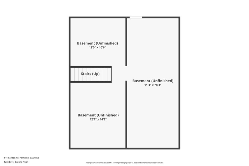 1,750/Mo, 641 Carlton Rd Palmetto, GA 30268 Floor Plan View 3