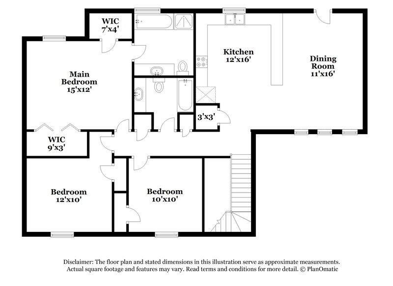 1,995/Mo, 413 Azalea Dr Stockbridge, GA 30281 Floor Plan View 3
