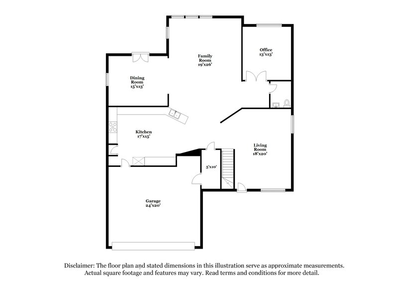 2,160/Mo, 2894 Edgewater St SW Atlanta, GA 30331 Floor Plan View