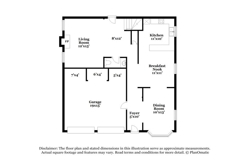 1,990/Mo, 833 Rock Shoals Ct Atlanta, GA 30349 Floorplan View