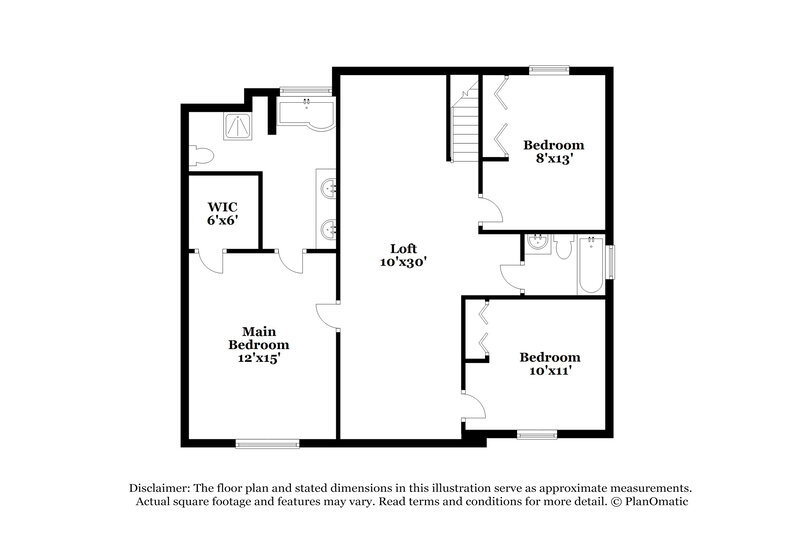 1,990/Mo, 833 Rock Shoals Ct Atlanta, GA 30349 Floorplan View 2
