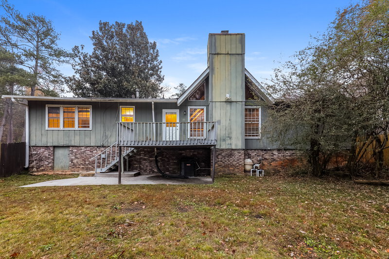 1,895/Mo, 5380 Morning Creek Circle Atlanta, GA 30349 Rear View