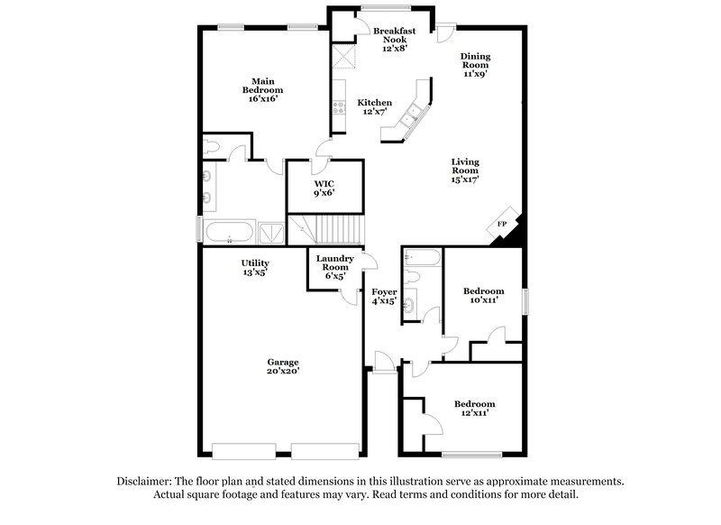 2,010/Mo, 225 Armas Pl Atlanta, GA 30349 Floor Plan View