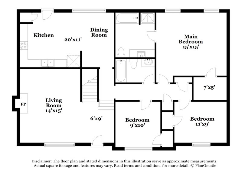 1,575/Mo, 169 Benjamin Dr Rockmart, GA 30153 Floor Plan View