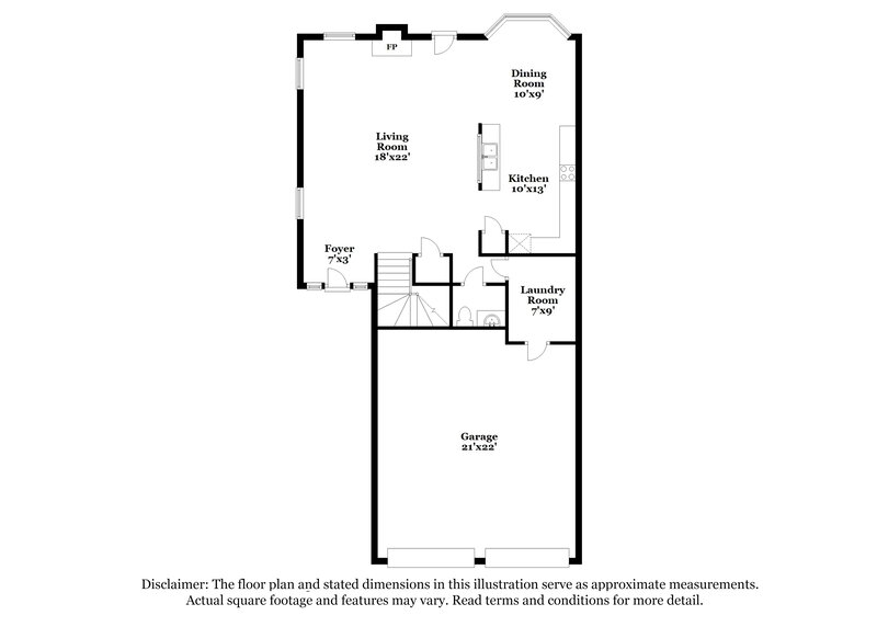 2,240/Mo, 3513 Ebb Circle Fairburn, GA 30213 Floorplan View