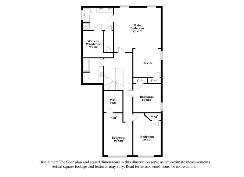2,240/Mo, 3513 Ebb Circle Fairburn, GA 30213 Floorplan View 2