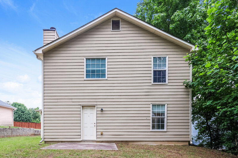 1,845/Mo, 5599 Rock Shoals Way Atlanta, GA 30349 Rear View