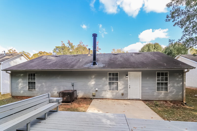 2,360/Mo, 3410 Homeward Trail Ellenwood, GA 30294 Rear View