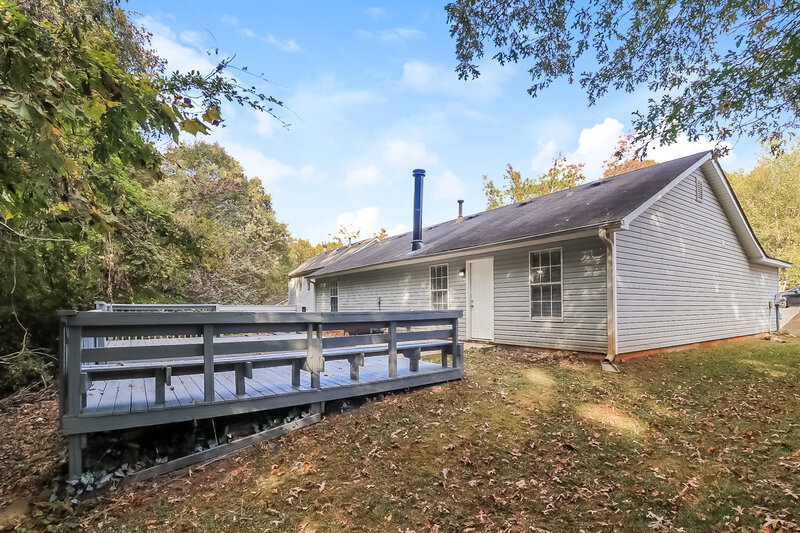 2,360/Mo, 3410 Homeward Trail Ellenwood, GA 30294 Backyard View