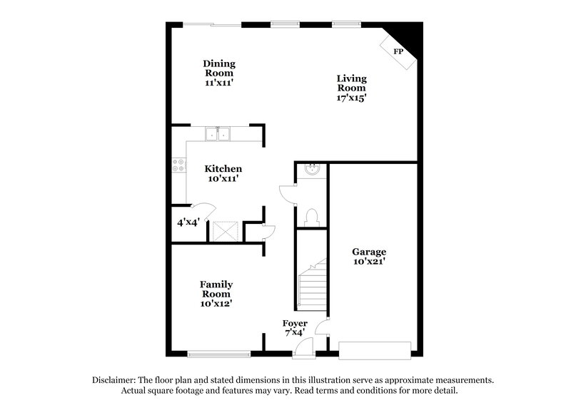 1,700/Mo, 9497 Lakeview Rd Union City, GA 30291 Floor Plan View 2