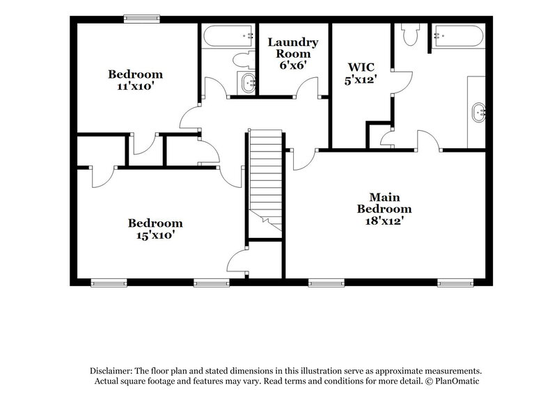 2,020/Mo, 6314 New Gate Dr Douglasville, GA 30134 Floorplan View 2
