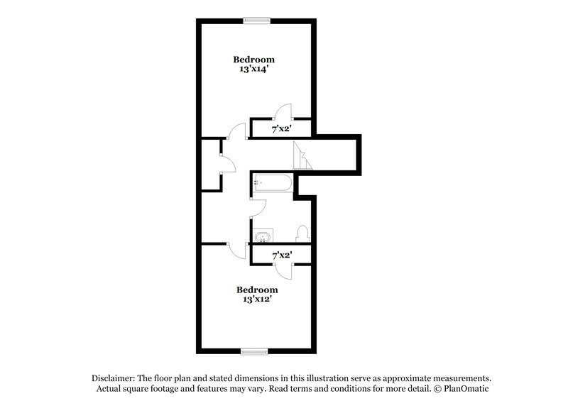 1,700/Mo, 108 Cobblestone Dr Dallas, GA 30132 Floor Plan View