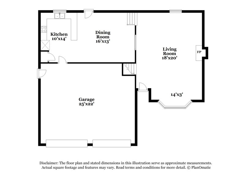 2,370/Mo, 6511 Meadow Lark Dr Riverdale, GA 30296 Floor Plan View
