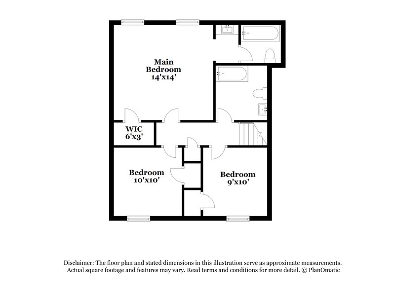 1,730/Mo, 2990 Fetlock Dr SW Marietta, GA 30064 Floor Plan View 2