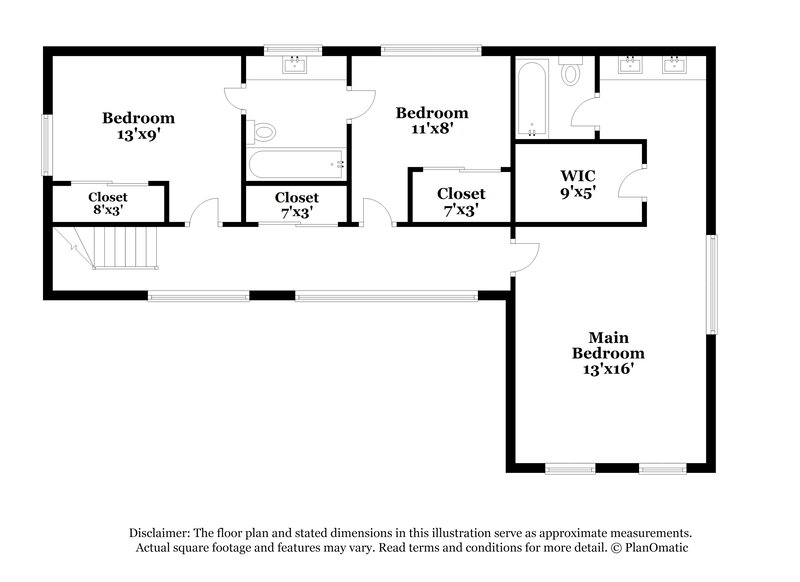 1,970/Mo, 8754 Edenton Way Jonesboro, GA 30238 Floor Plan View 2