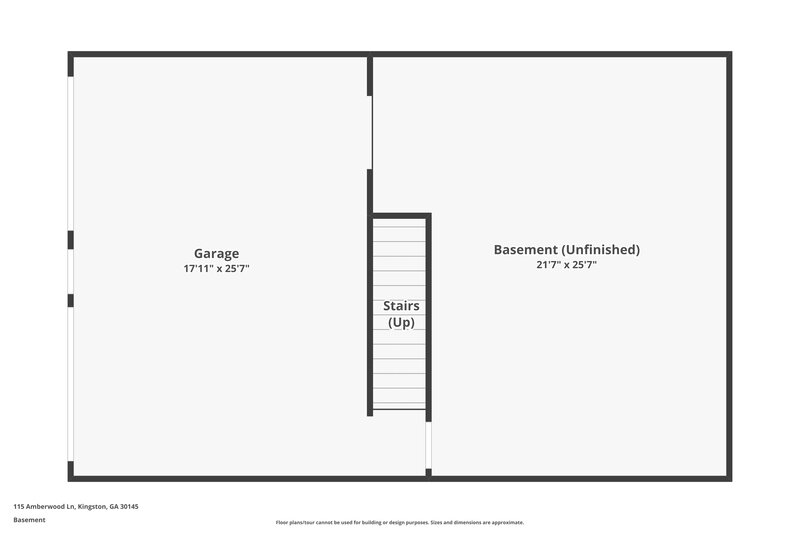 1,700/Mo, 115 Amberwood Ln Euharlee, GA 30145 Floor Plan View