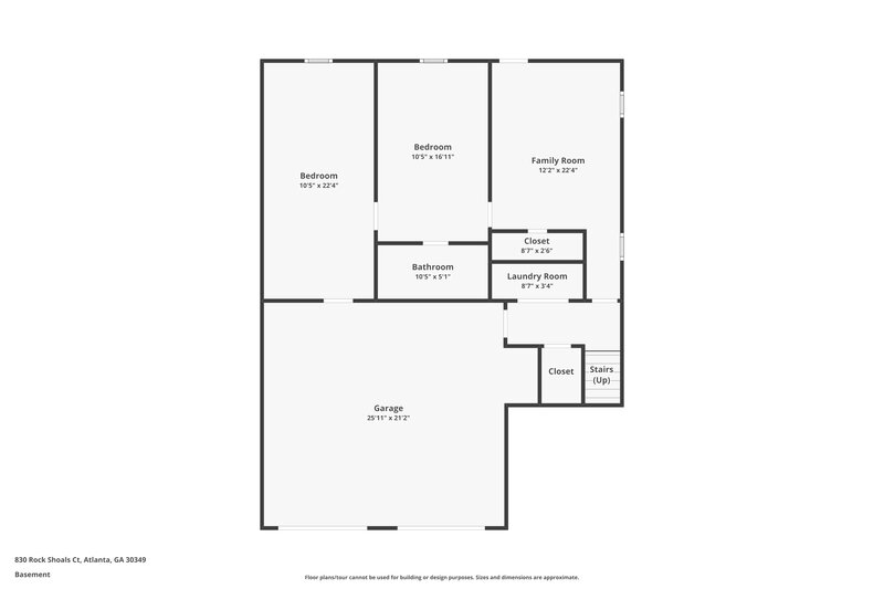3,130/Mo, 830 Rock Shoals Ct Atlanta, GA 30349 Floor Plan View 2