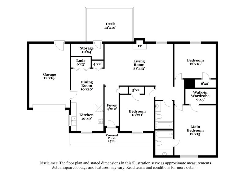 1,700/Mo, 116 Adrian Dr Stockbridge, GA 30281 Floor Plan View