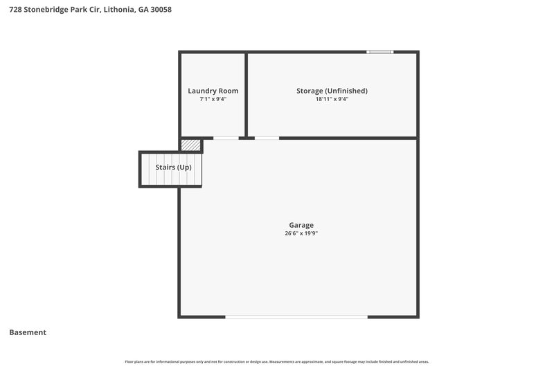 1,915/Mo, 728 Stonebridge Park Circle Lithonia, GA 30058 Floor Plan View 2